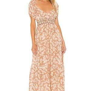 Free People || Ellie Printed Maxi Dress